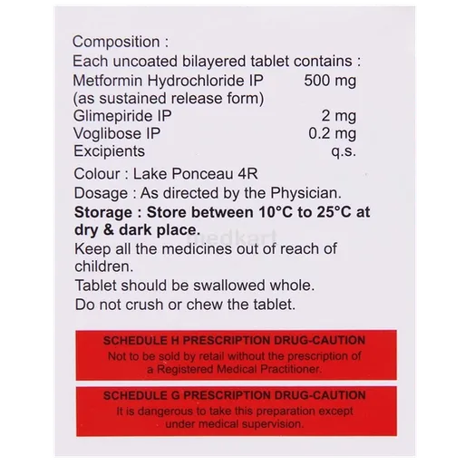 apriglim mv 2mg tablet 15's